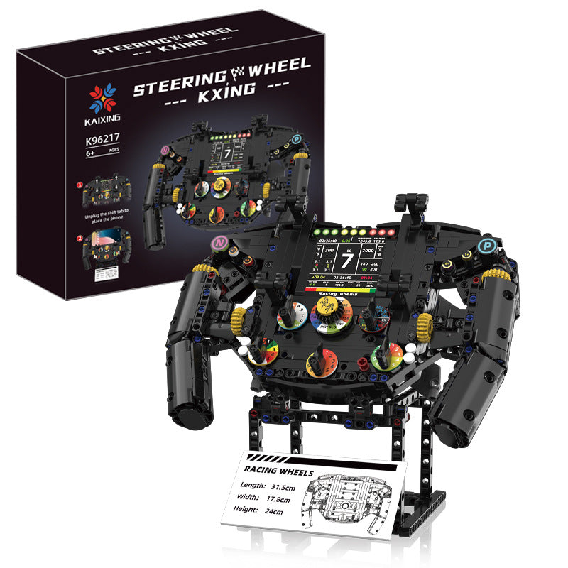 F1-Inspired Steering Wheel Building Model