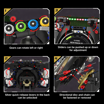 F1-Inspired Steering Wheel Building Model