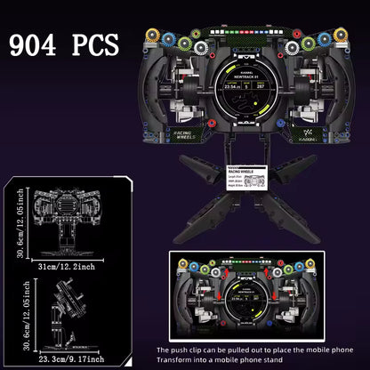 F1-Inspired Steering Wheel Building Model