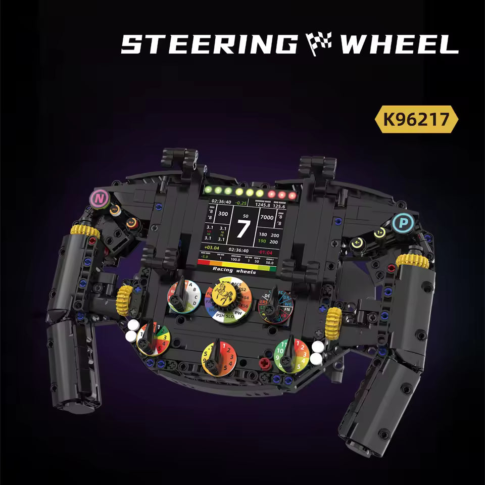 F1-Inspired Steering Wheel Building Model