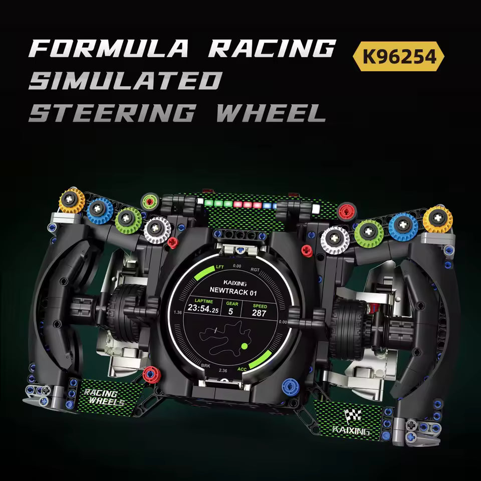 F1-Inspired Steering Wheel Building Model